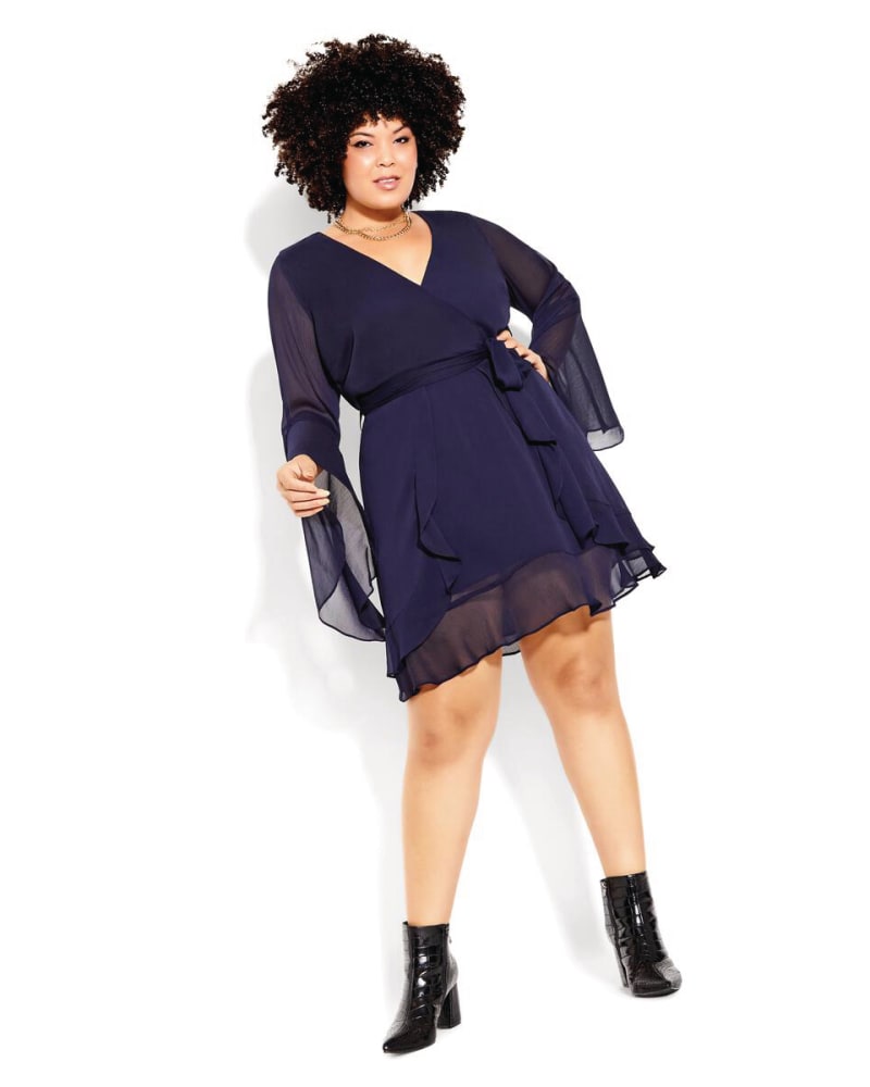 Plus size model wearing Sweet 'N Easy Dress by City Chic | Dia&Co | dia_product_style_image_id:172174